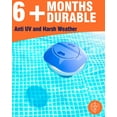 thumbnail image 4 of Flotador de cloro para piscina de 7 pulgadas – Dispensador de cloro flotante de gran capacidad para tabletas de cloro de 1 y 3 pulgadas Flotador de piscina con liberación ajustable para piscina, 4 of 6