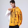 thumbnail image 2 of Sudadera con capucha para hombre, ropa técnica, hip hop, ropa urbana, sudaderas con capucha, estampado de patchwork, jersey de manga larga, sudadera japonesa, otoño invierno, 2 of 5