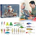 thumbnail image 2 of TrendTide Fishing Lure Advent Calendar 2024 Adult Men Christmas Fishing Tackle Set with Minnow Crankbait VIB Spoons Popper Fishing Gifts for Anglers, 2 of 8