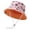 Orange, variant on BOBOGOJP Baby Sun Hat Kids Summer Sun Protection Toddler Bucket Hat Wide Brim Adjustable Beach Hats for Boys Girls Age 0-6 Years