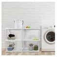 thumbnail image 2 of 3 Shelf Fixed Height Solid Light Duty Storage Unit 24 x 12 x 33" Organizer System for Home, Garage, Basement, and Laundry, White, 2 of 9