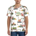 thumbnail image 4 of Haiem Hip Hop Hipster Baseball Jersey Button Down Shirts Sports Uniforms Men Women Jersey(Excavator,X-Large), 4 of 9