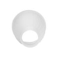 thumbnail image 4 of Design House Millbridge White 4.5" Ceiling Fan Replacement Ribbed Glass Globe, 4 of 6