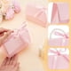 thumbnail image 3 of Kit de 12 cajas para recuerdos de boda para armar uno mismo, caja de papel kraft rosa con asa de perla, cintas, pegatinas, cajas de regalo, 3 of 6
