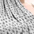 thumbnail image 3 of Black and White Christmas Snowflake Pattern Blanket,Comfortable Soft Flannel Throw Blanket,All Season,Warm Lightweight Blankets for Sofa Bed Couch Living Room Chair,30"x40", 3 of 4