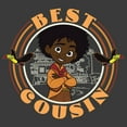 thumbnail image 2 of Boy's Encanto Antonio Best Cousin Circle  Graphic Tee Charcoal Heather Large, 2 of 5