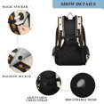 thumbnail image 4 of FORMRS Unisex School Backpack 17" Student Travel Bag with Laptop Compartment, Beige Abstract Dots, 4 of 7