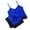 Blue, variant on Alitao Womens Pajama Sets Lounge Sets Lace Pajamas Suspender Suit Imitation Silk Home Clothes Silk Pajamas Two Piece Sets Blue L