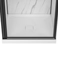 thumbnail image 3 of Dreamwerks York Black 36in. W x 36in. D x 79in. H Clear Glass Alcove Rectangular Shower Kit, 3 of 7