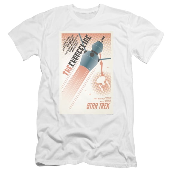 Star Trek Tos Episode 32 Premium Canvas Adult Slim Fit 30/1 T-Shirt White