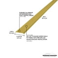 thumbnail image 3 of M-D Building Products 06700 1-3/4 In. X 36 In. Brite Brass Aluminum Seam Binder w/ Screw Nails, 3 of 6