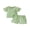 Green, variant on Loicainy Baby Toddler Boy Summer Clothes Set 6 12 18 24 Months 2T 3T 4T Short Sleeve Doll Collar Tops Elastic Shorts Outfits