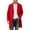 Red, variant on Nmnitkp Men's Solid Color Notched Lapel Single‑Breasted Mid‑Long Wool Blend Overcoat Long Sleeve Pocket Trench Coat for Fall Winter Business Casual Daily Street Outfits Dark Gray,S