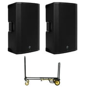 Mackie Thump12A 1300W 12" Powered Loudspeaker (Pair) with Rock-n-Roller MultiCart 8-in-1 Transporter R2 Micro Bundle