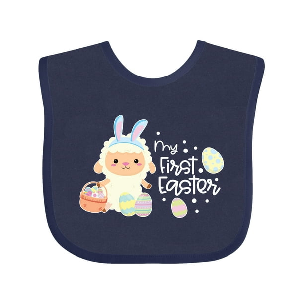 Inktastic My 1st Easter with Cute Lamb and Easter Eggs Gift Baby Boy or