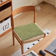 thumbnail image 5 of 15.7 x 15.7 Inch Chair Cushion, Corduroy Seat Pad, Non Slip Dining Cushion, Soft Comfort Pad for Home Kitchen Dining Room Office Chair(1Pcs, Green), 5 of 6