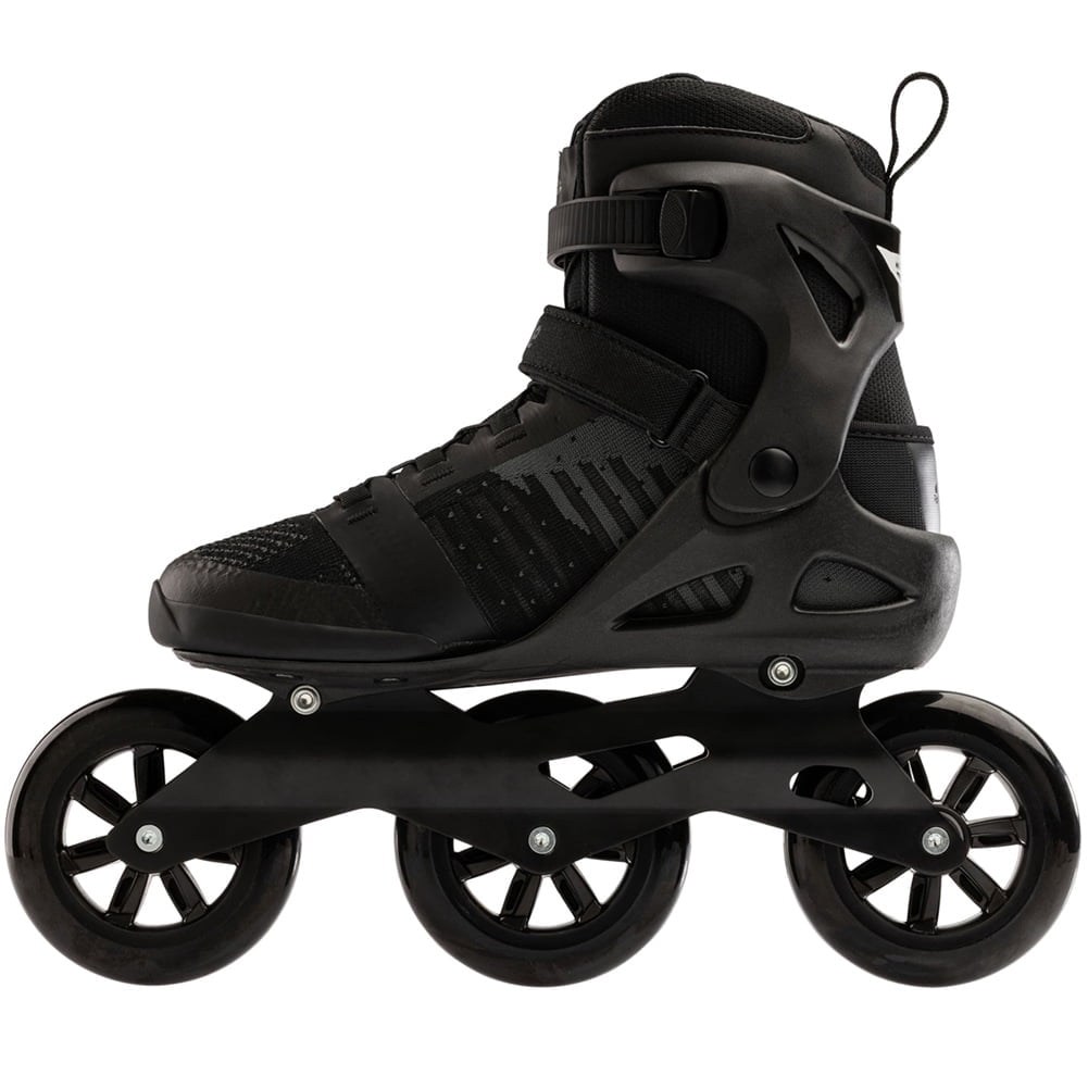 ROLLERBLADE MACROBLADE 110 3WD, Color: Black/Lime, Size: 12.5 (072204001A1-12.5)