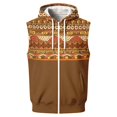 thumbnail image 2 of Iaqnaocc Mens Vest Utility Jacket with Pockets Vintage Outerwear Hiking Sleeveless Outdwear Fishing Photography Camping Travel Outdoor Coffee M, 2 of 7