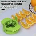thumbnail image 3 of Professional Fruit Slicer Lemon Cutter Stainless Steel Sharp Blades Oranges Pear Corer Tool for Home Commercial Use, 3 of 7