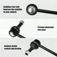 thumbnail image 3 of Unique Bargains 2 Pcs Rear Sway Stabilizer Bar Link Fit for Jeep Grand Cherokee 2005-2010 Black, 3 of 8