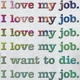 thumbnail image 3 of CafePress - I Love My Job Light T Shirt - Men's Classic Graphic T-Shirt, 3 of 4
