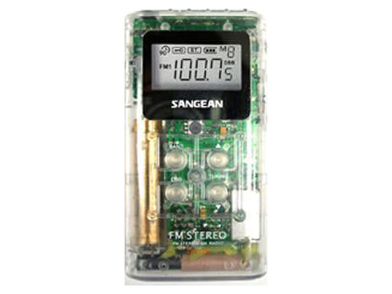Sangean® Dt-120 White Pocket Am/Fm Digitl Radio (White) - image 3 of 4