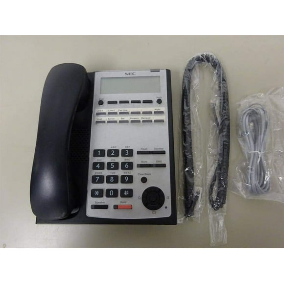 Teléfono NEC SL1100 Full-Duplex de 12 botones negro