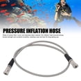 thumbnail image 3 of 8mm Quick Connector, Woven Stainless Steel High Pressure Hose with Double Female Heads Design Compatible for Various Inflation Devices, 3 of 7