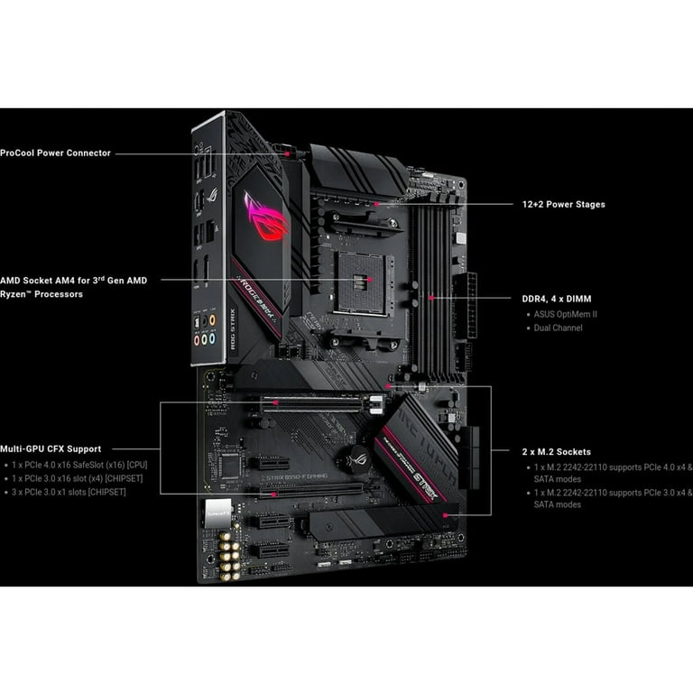Ryzen 5900X+ROG STRIX B550-F +16GBセット Amazon.com: ASUS ROG Strix B550-F Gaming Motherboard, AMD