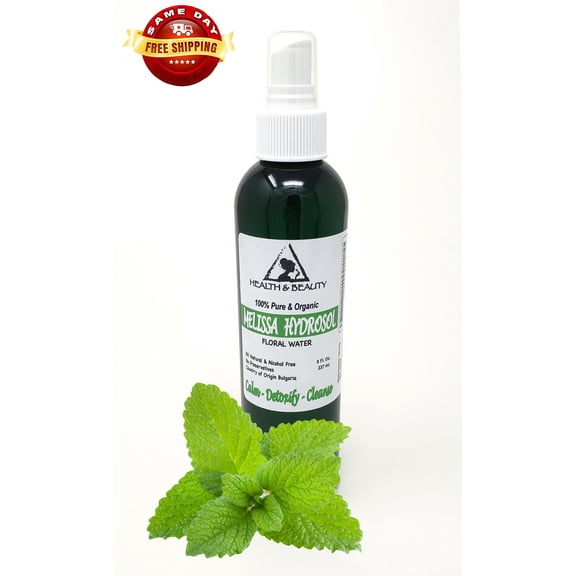 Melissa hydrosol organic floral water 100% pure natural spray 8 oz