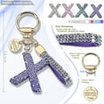 thumbnail image 2 of Inadays Initial Letter Keychain Gift for Women Girls Bling Sparkly Cute Backpack Car Key Accessories Lanyard, 2 of 6