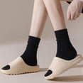 thumbnail image 4 of YooGuoGuo Calf Socks 10 Pairs for Women 5-10 Soft Thin Cotton Knit Breathable Casual Basic Solid Loose Fit Slouch Stretchy, 4 of 7