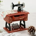 thumbnail image 4 of Mini Machine à Coudre Boîte à Musique Cadeau d'Anniversaire Mécanique Décoration de Table, 4 of 5