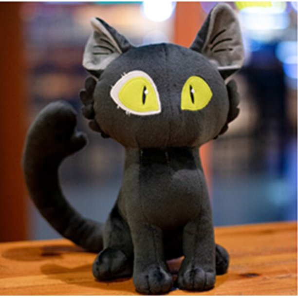 Suzume No Tojimari Plush Toy Daijin Cat and Sadaijin Black Cat Plushie Soft Stuffed Animal Doll Birthday Gift for Baby Kids30cm black cat Deng Xun unisex