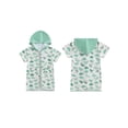 thumbnail image 2 of BemeyourBBs Toddler Baby Girls Boys Swim Cover Up Swimwear Kids Swimsuit Coverup Zip-Up Beach Bathing Suit Robe Short Sleeve Hooded Coverups Beachwear, 2 of 9