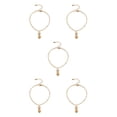 thumbnail image 1 of Pulseras de tobillo Qarigey de aleación elegante Tridimensional 5piezas Oro, 1 of 6