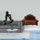 thumbnail image 2 of Escultura Abstracta Moderna Para Sofá O Silla, Figura Decorativa Coleccionable, Adorno De Muebles En Miniatura Para Sala De Estar, Estantería, Decoración Del Hogar, 2 of 8