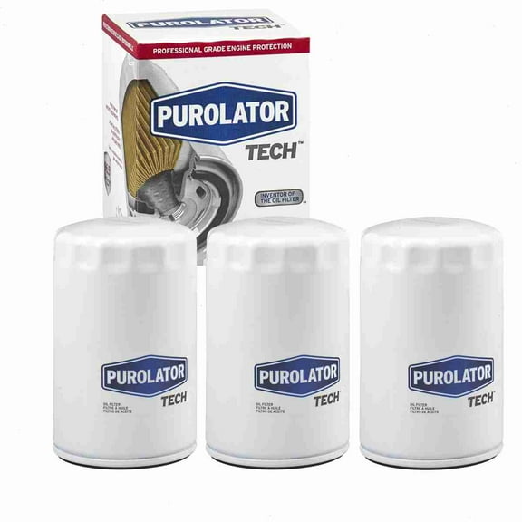 3 pc Purolator TECH TL24011 Engine Oil Filters for 1-3535 1036 1036MP 110 120 17-1710-6 17-1712-2 18-7879 18-7884 19210286 2036 21036 21036MP 222-4516 234 25010908 25012757 25012760 2510908 25160560