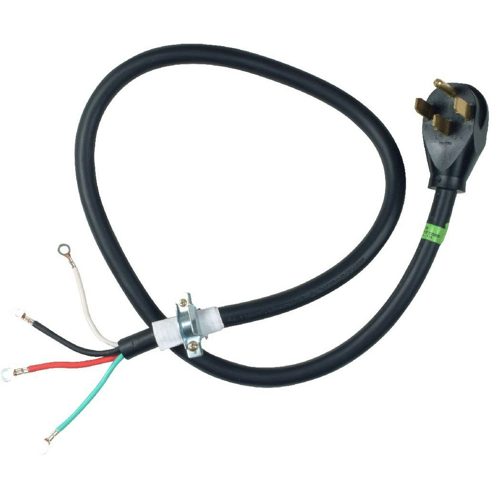 WHIRLPOOL PT400L Four Wire 30Amp Dryer Power Cord,4 Ft