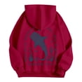 thumbnail image 6 of NinXxx Women's Ocean Style Printed Hoodie Fall Winter Casual Pullover Red L, 6 of 6
