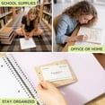 thumbnail image 6 of Deli 5 Subject Spiral Notebook,8.5" x 11" ,College Ruled, 200 Sheets, Hardcover with Dividers & Tabs,2 Pack, 6 of 7