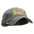 thumbnail image 5 of Vietnam Veteran Embroidered Big Size Washed Pigment Dyed Cap - Olive XL-3XL, 5 of 5
