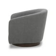 thumbnail image 5 of Better Homes & Gardens Bradford Wooden Base Modern Swivel Accent Chair, Gray, 5 of 15