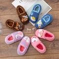 thumbnail image 3 of Plush Warm Slippers for Girls Boys Kids Toddlers Winter Fur Lined Indoor House Home Shoes, 3 of 13
