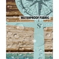 thumbnail image 6 of Ocean Nautical Teal Anchor Compass Outdoor Pillow Covers Waterproof Throw Pillow Cover 18x18in Set of 2,Square Decorative Pillowcases Cushion Case for Patio Sofa Couch,Vintage Rustic Farm Wood Plank, 6 of 7