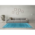 thumbnail image 3 of Ahgly Company Indoor Rectangle Oriental Light Blue Industrial Area Rugs, 5' x 8', 3 of 4