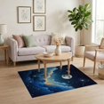 thumbnail image 3 of ODIKA Large Nebula Galaxy Starry Planets Motif Planetary Stars Themed for Home Office, Gaming Room, Under Desk, Non-Slip Chair-Friendly, 3 of 7
