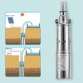 thumbnail image 4 of Solar Well Water Pump, 220W Submersible Pump Full Copper Motor Safe Stable Output Filter Screen Design  for Farmland Irrigation, 4 of 7