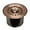 Antique Copper, variant on Akicon Kitchen Sink Brass Gold Finish Garbage Disposal Flange Stopper, One Size Disposal Rim, Fit 3-1/2 Inch Standard Sink Drain Hole 2.85" Height