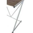 thumbnail image 3 of Urban Shop Z-shaped Wood Student Desk, Brown/White, 3 of 3